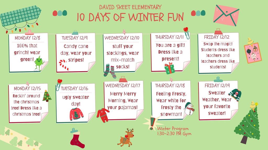 DSE Dress Up Days for School Spirit