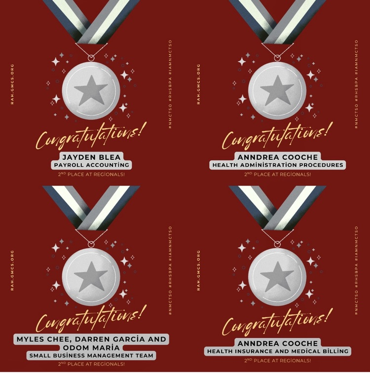 Second place winners