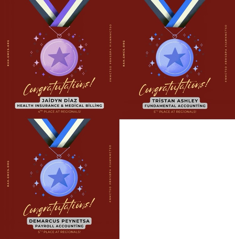 4th and 5th place winners