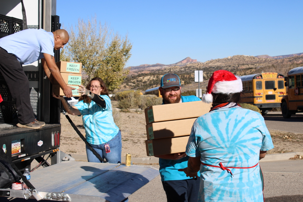 SFE food box distribution