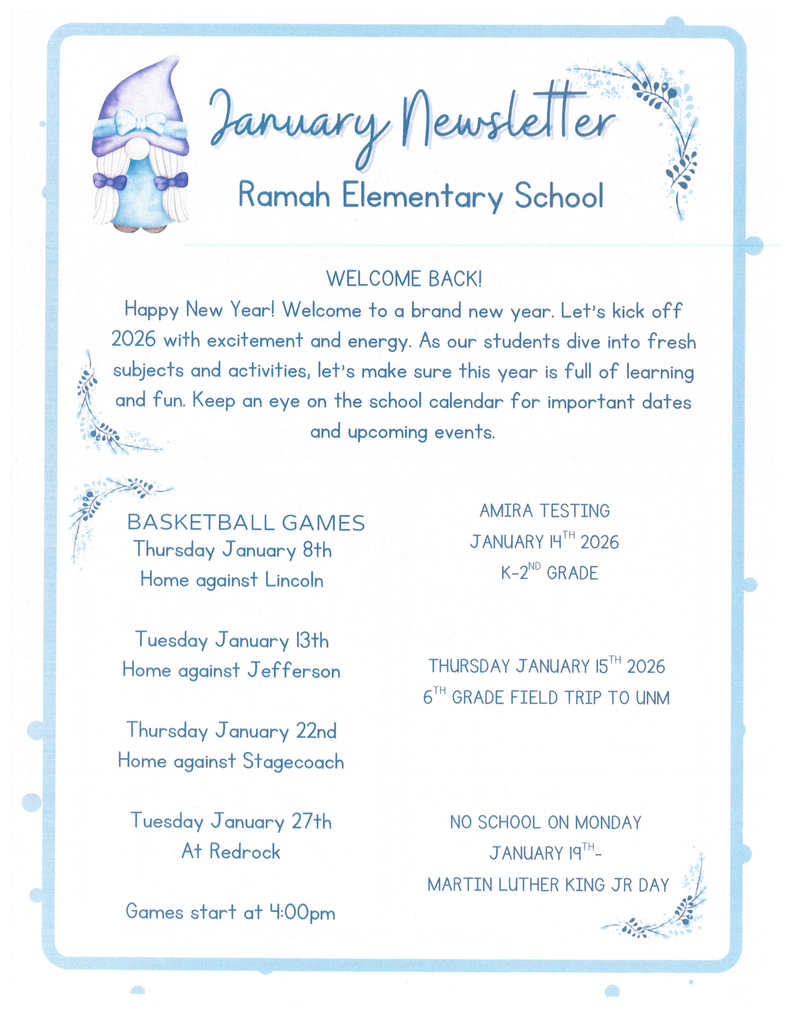 January 2026 Newsletter