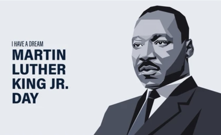 Martin Luther king Day graphic