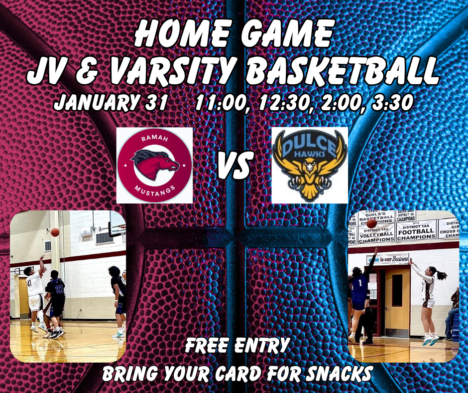 Join us to cheer on our Mustangs on Saturday, January 31.