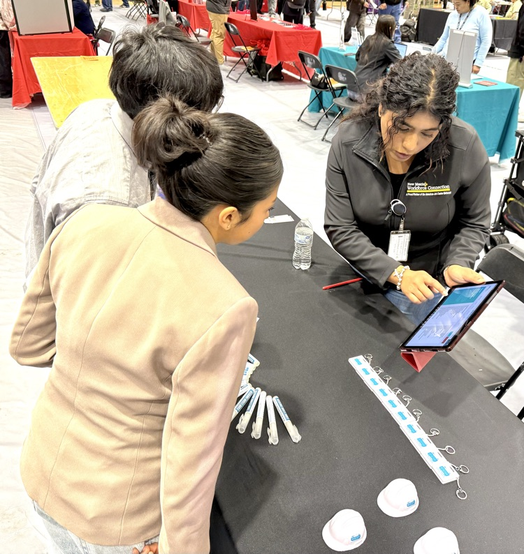 Juniors at the College Fair.