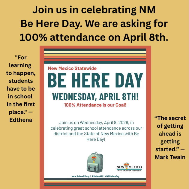 NM Be Here Day April 8th