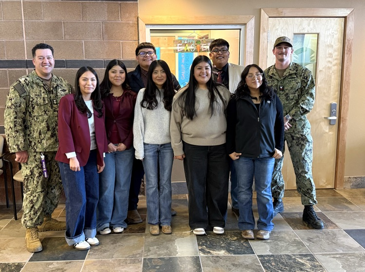 Interns at Central Office. 