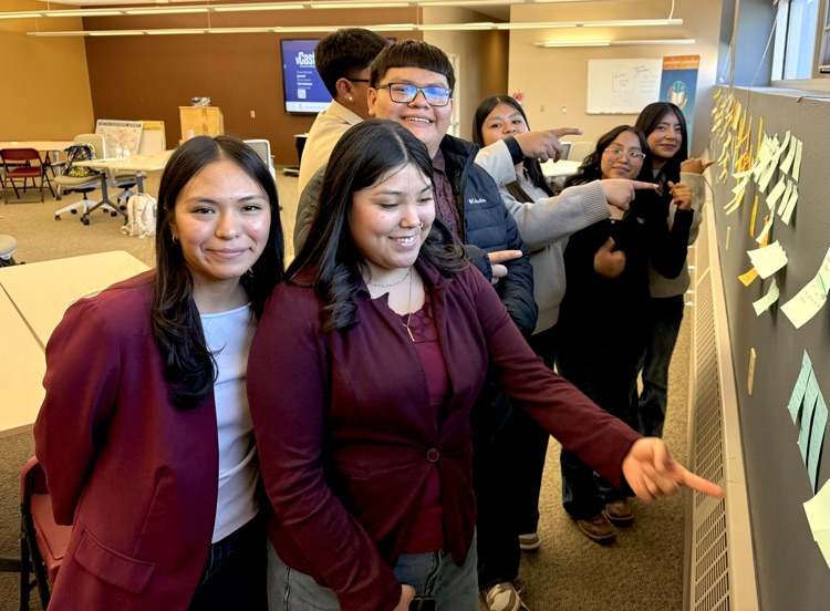 Interns at Central Office. 