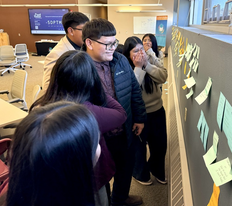 Interns at Central Office. 