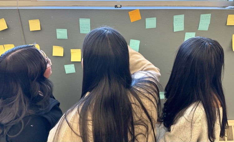 Interns at Central Office. 