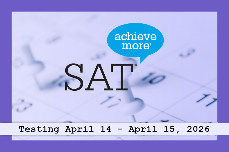 SAT testing, April 14-15, 2026