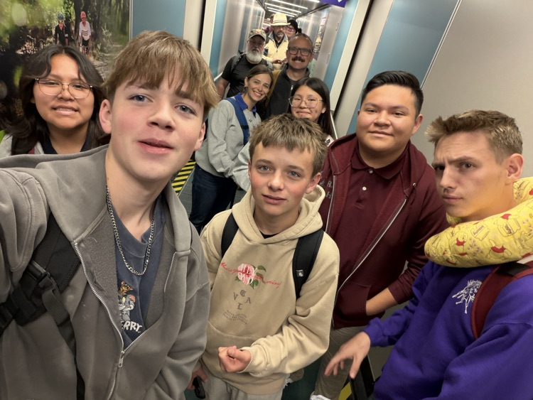 getting ready to board the plane 