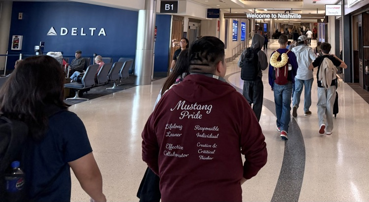 arrival in Nashville