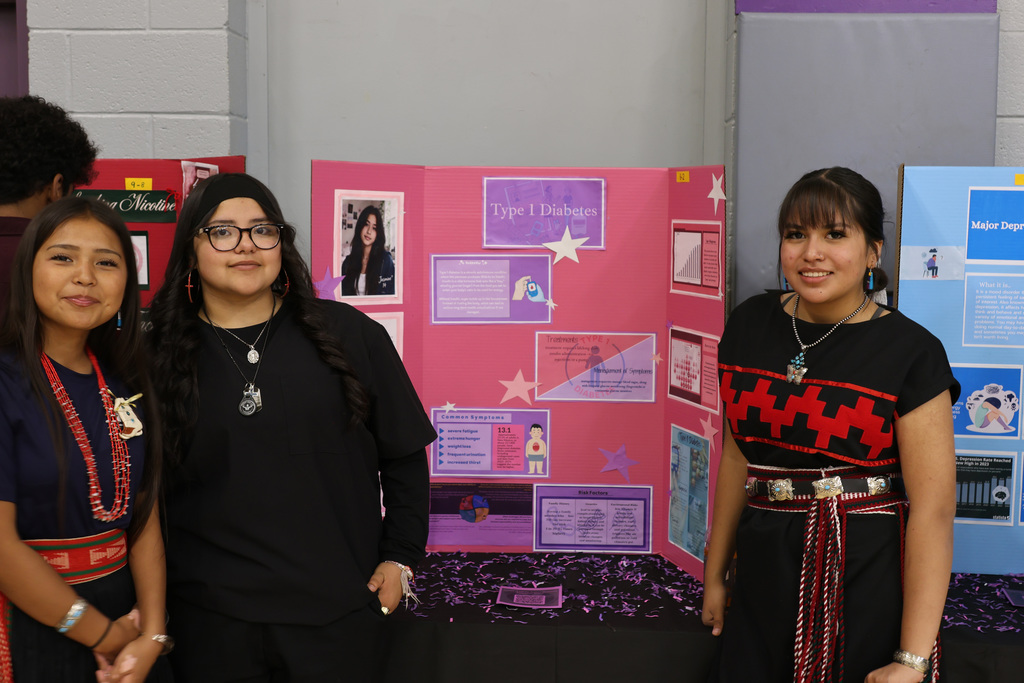three students
