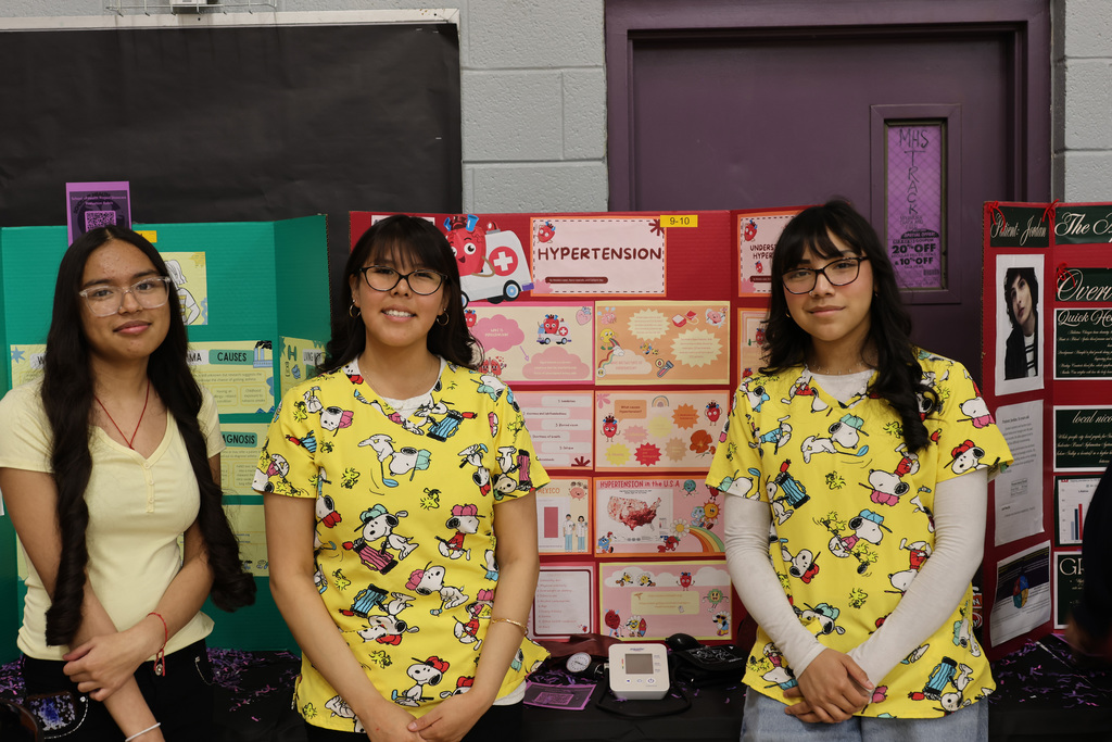three students