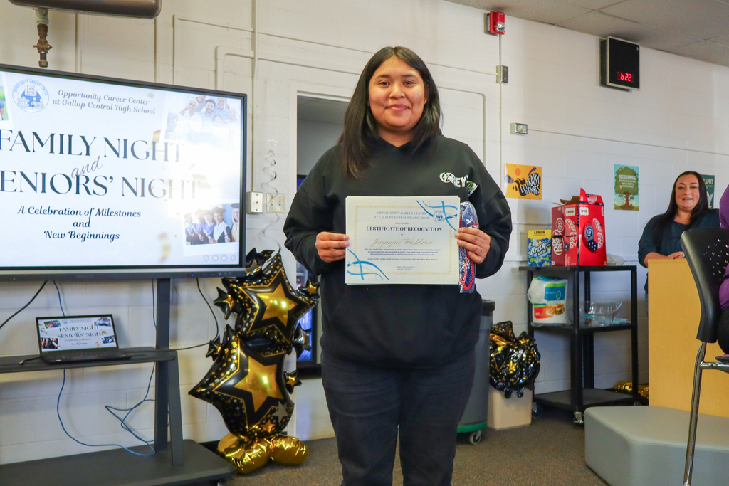 student with award