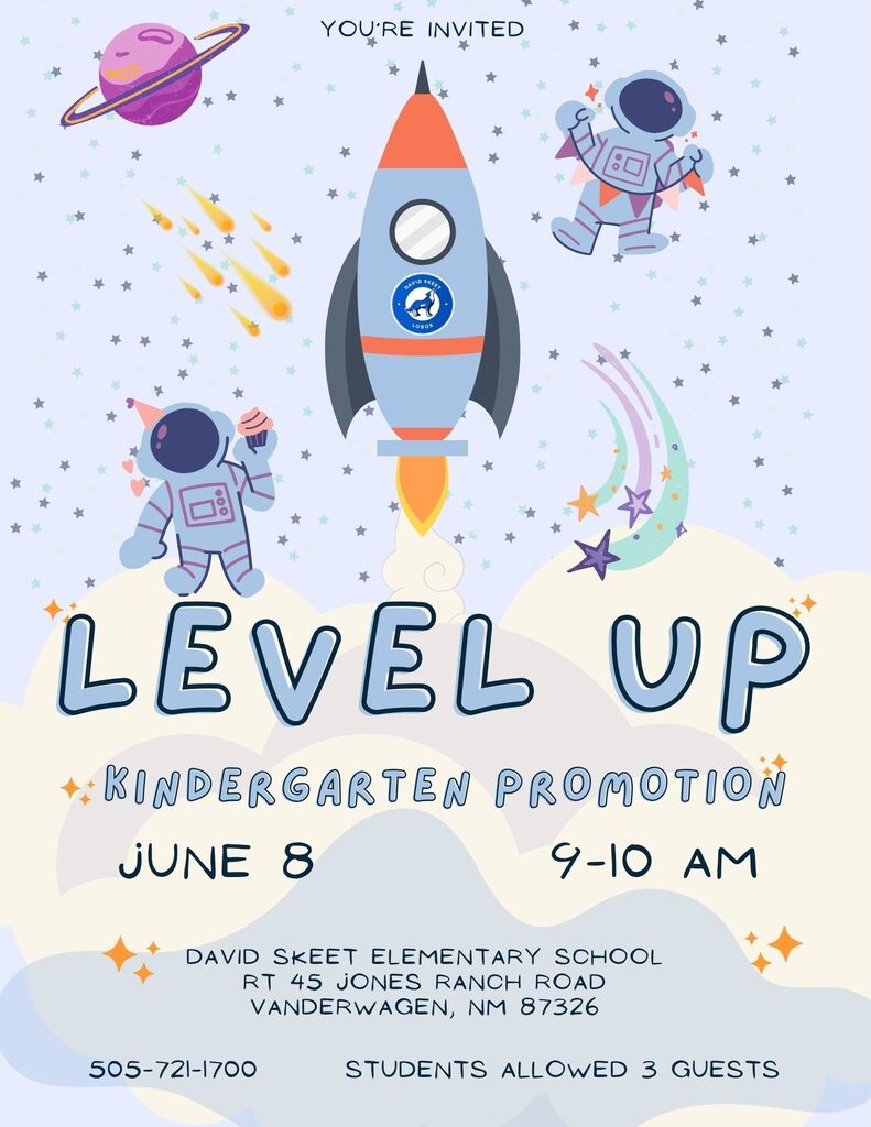 Kindergarten Promotion 9-10 AM, June 8