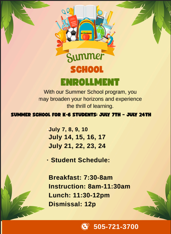 Summer School Information