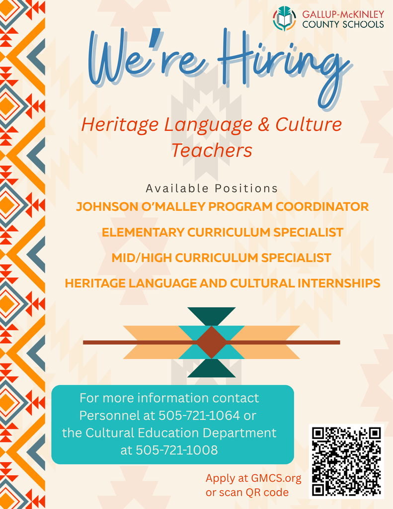Job recruitment poster for Heritage Language & Culture Teachers. Positions include Coordinator and Curriculum Specialists. Contact information provided.