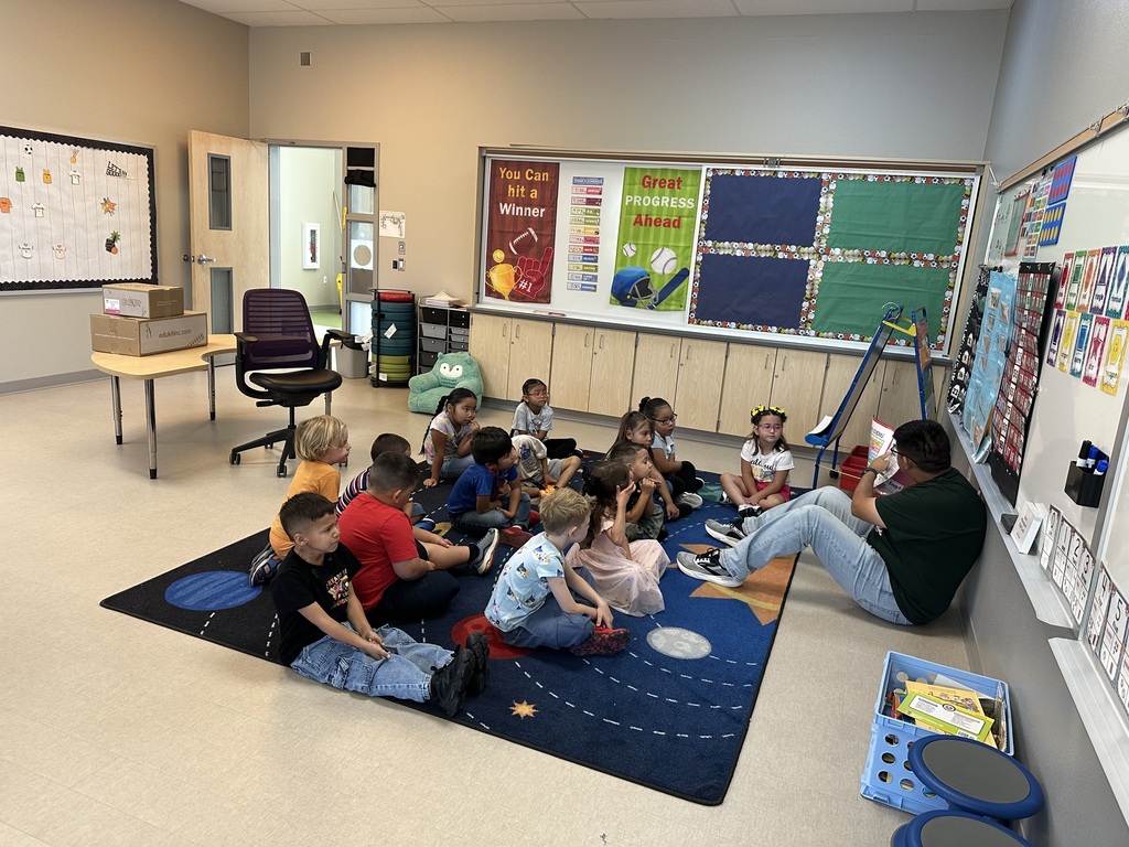 Classroom pictures from the first day of school