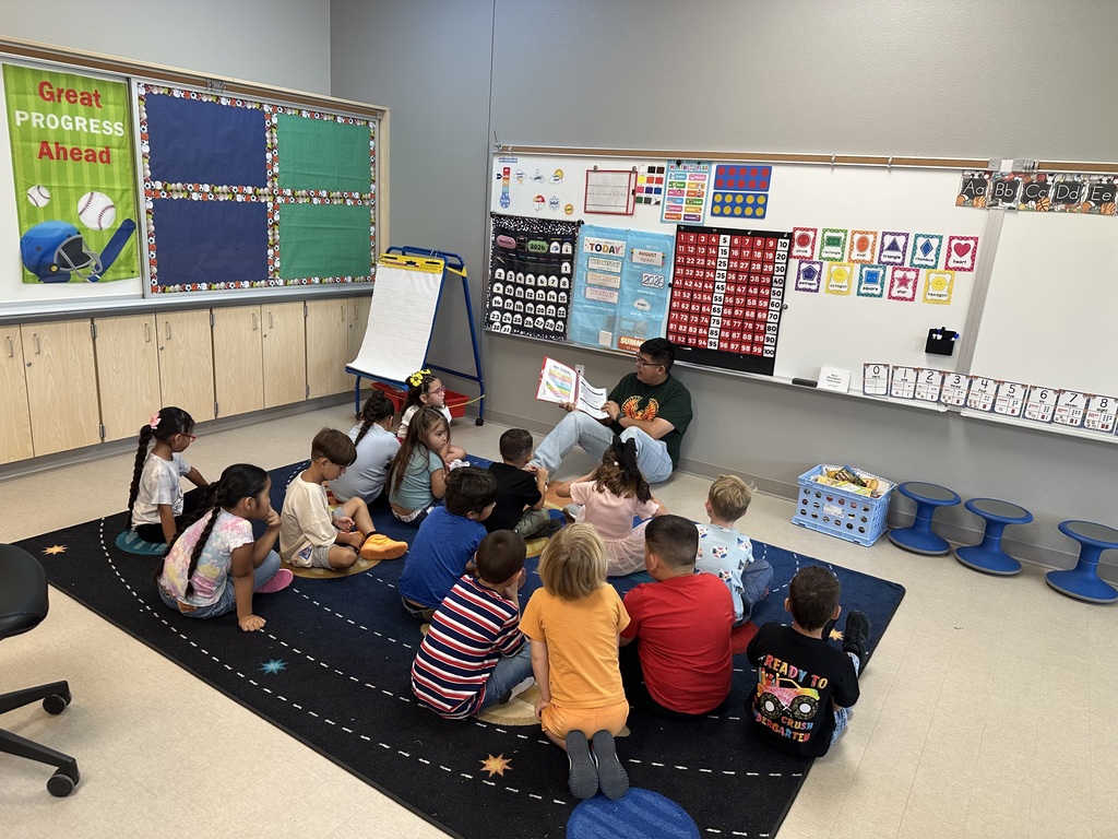 Classroom pictures from the first day of school