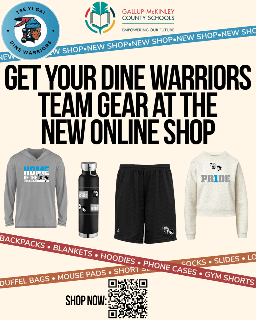an advertisement that shows tse yi gai high school merchandise available with a QR code