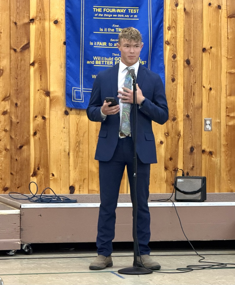 Deacon Clawson, Rotary Senior of the Month