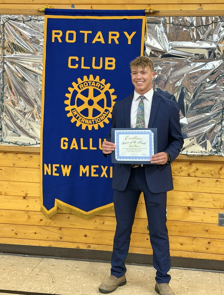 Deacon Clawson, Rotary Senior of the Month