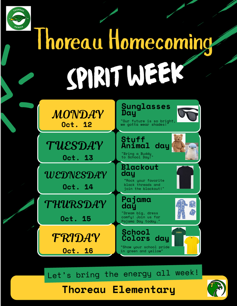 Homecoming dress up days