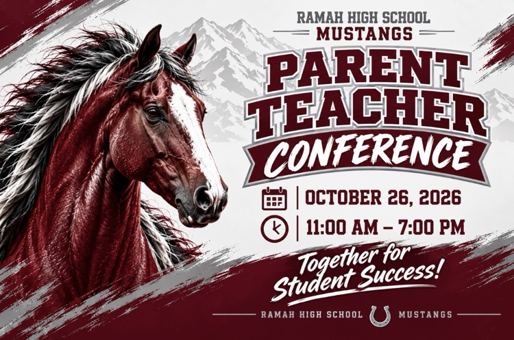 parent Teacher Conference, October 26 from 11:00-7:00