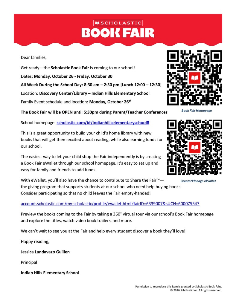 Bookfair letter