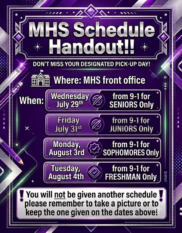MHS Class Schedule