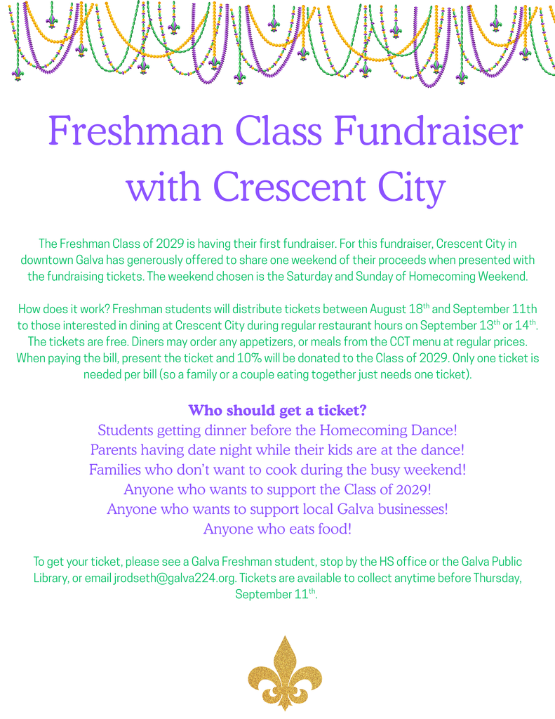Freshman HoCo Fundraiser!
