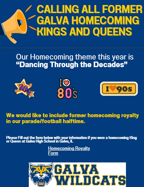 Calling all former homecoming queens and kings
