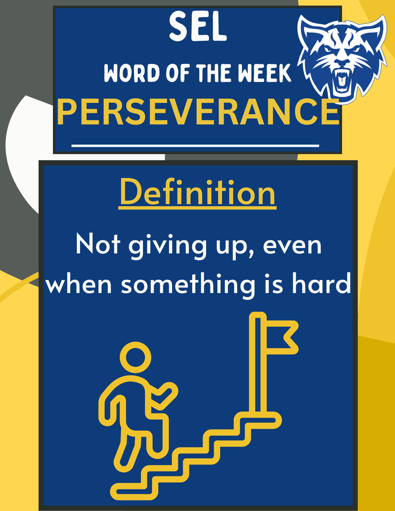 SEL Word of the Week - PERSEVERANCE