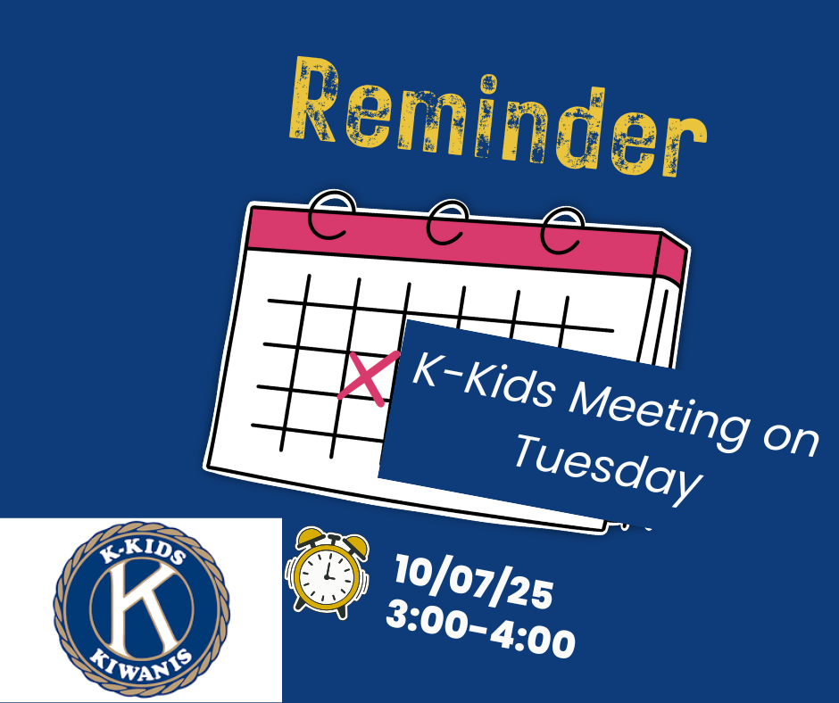 K-Kids Meeting Reminder