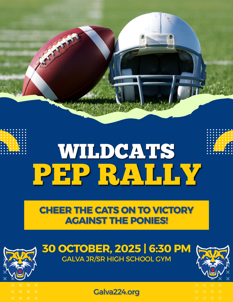 Pep Rally GHS 6:30 PM on Oct 30.