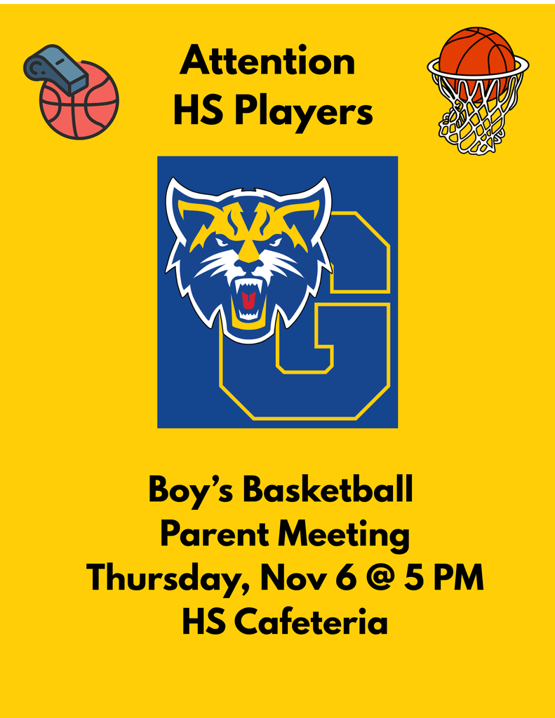 HS Boys Basketball Parent Meeting Nov 6