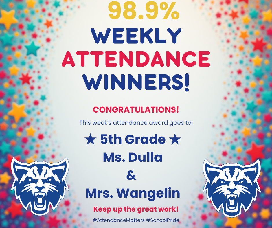 Attendance Winners - 5th Grade