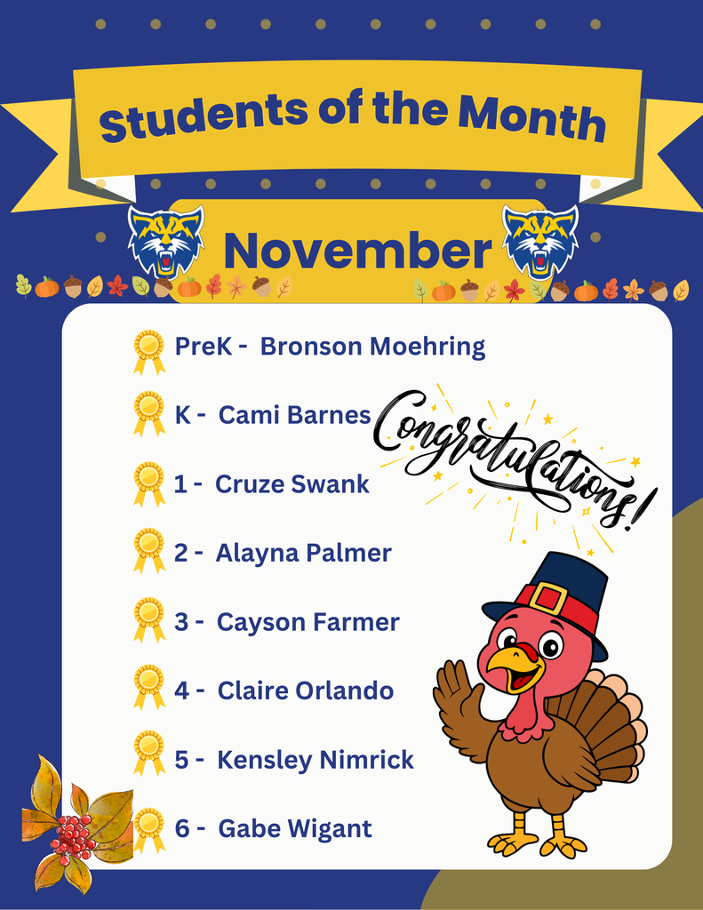November Students of the Month