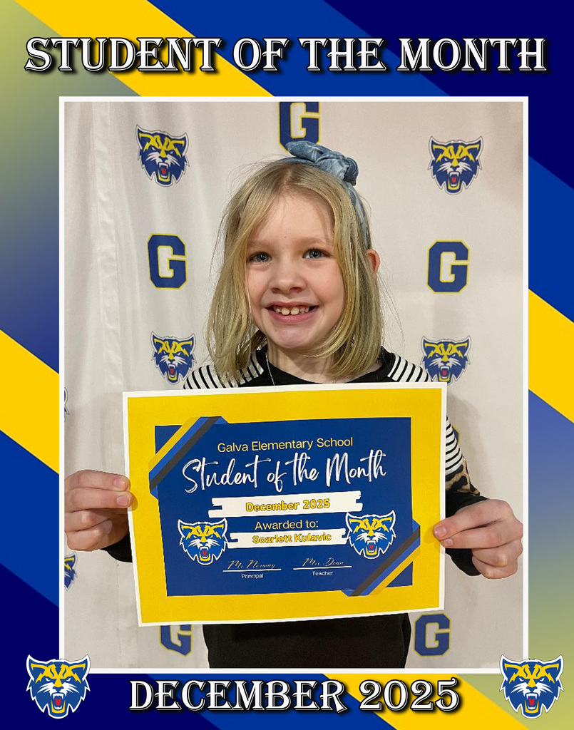 Student of the Month - December