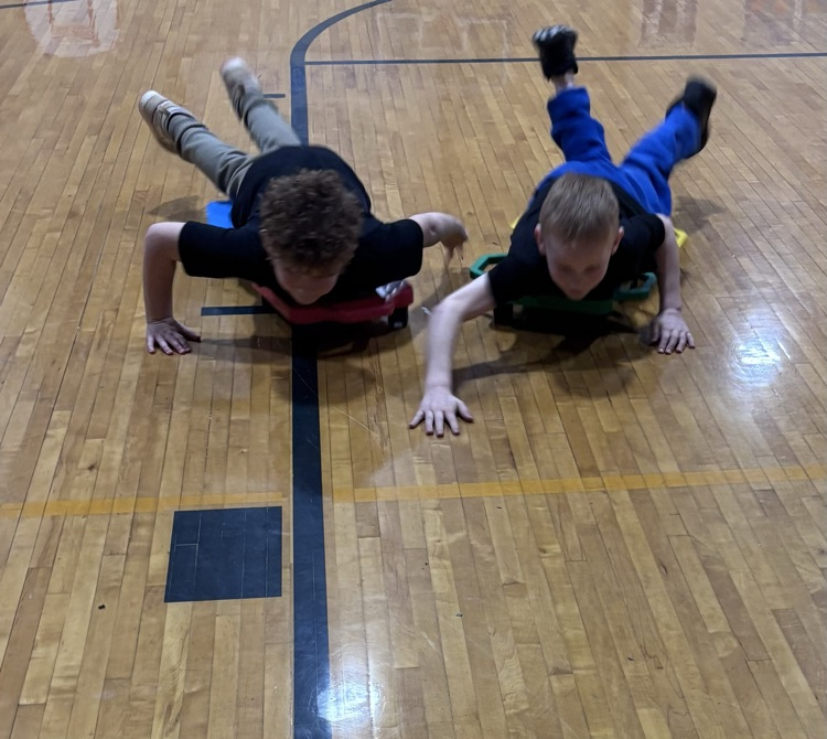 students on scooters