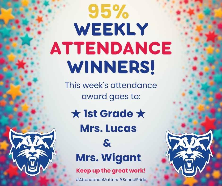Attendance Winners - 1st Grade