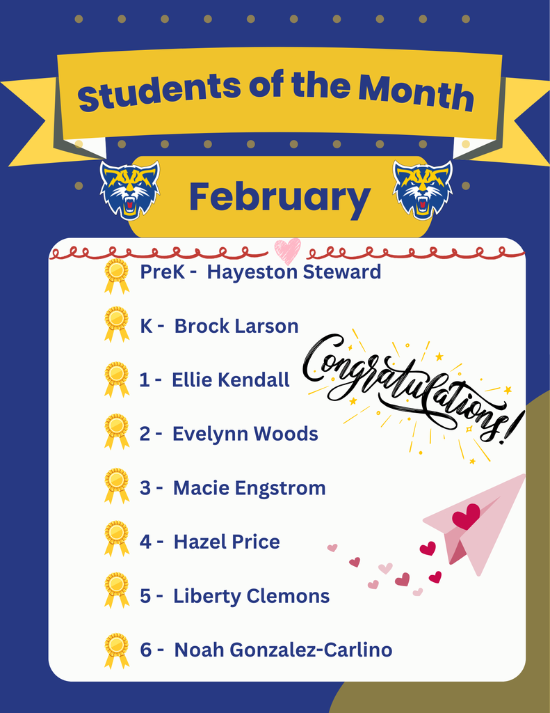 students of the month - february