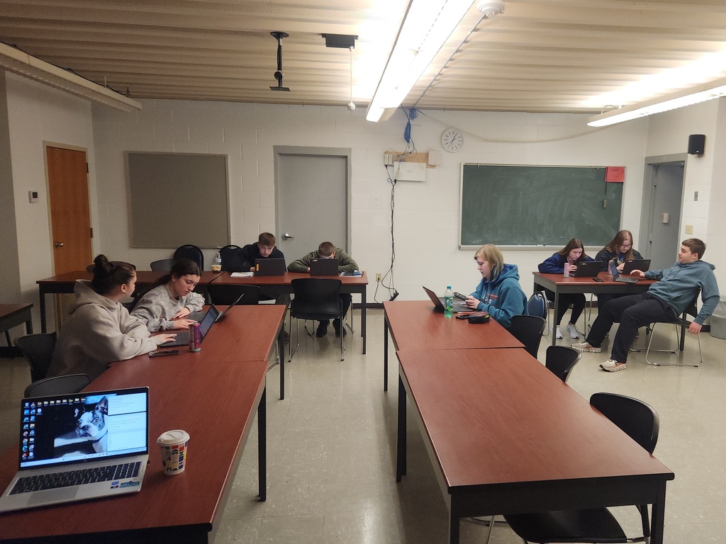 Juniors slaying ACT practice.