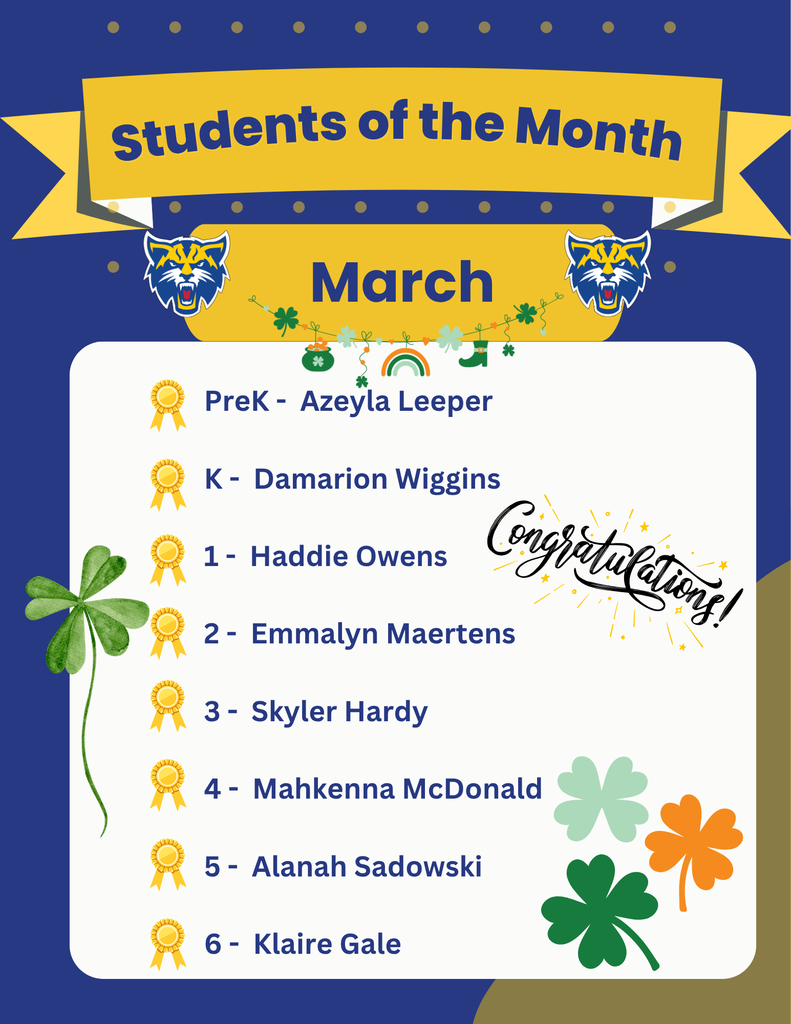 March Students of the Month