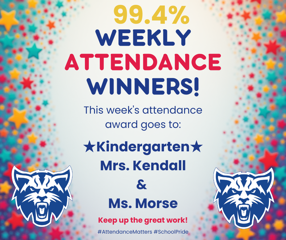 Attendance Winners - Kindergarten