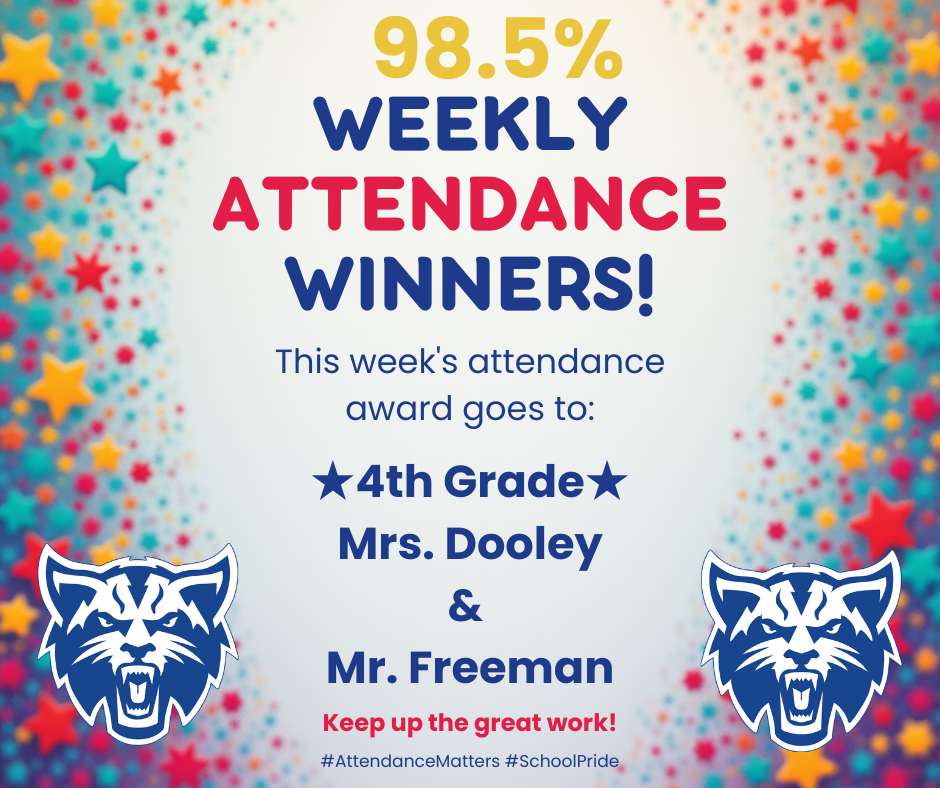 Attendance Winners - 4th Grade