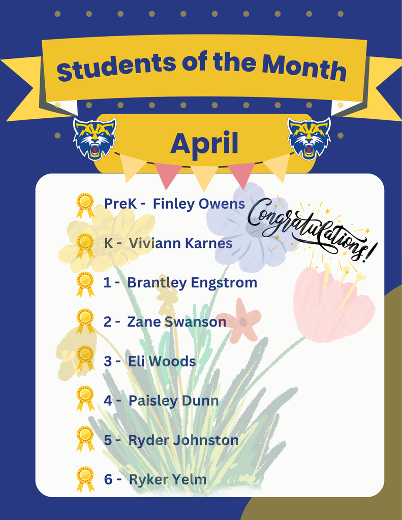 April Students of the Month