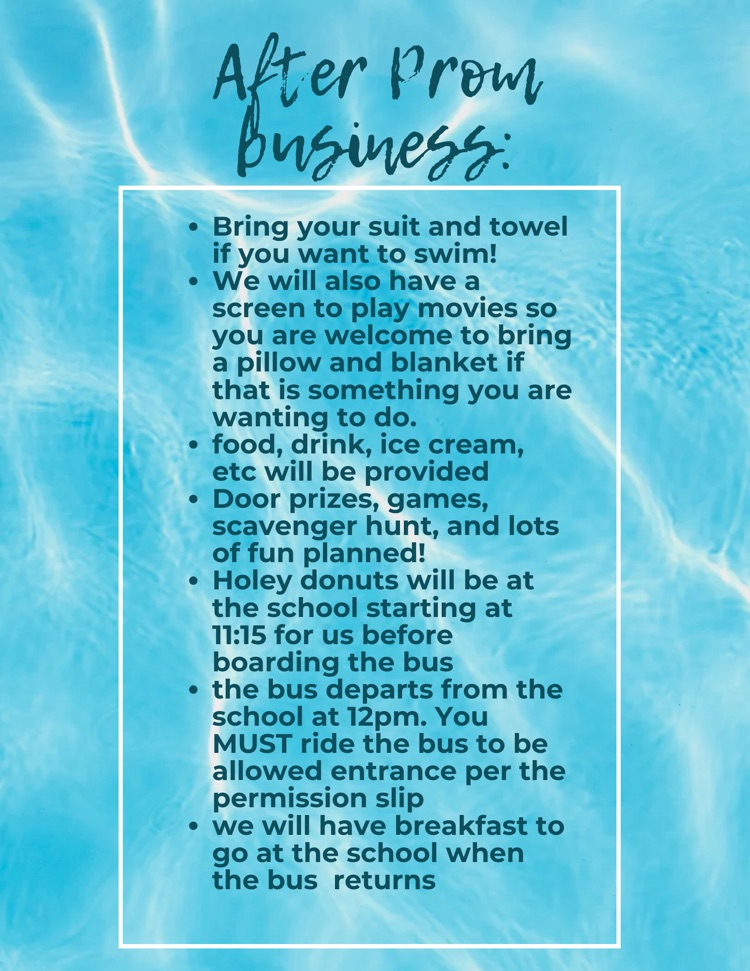 after prom business