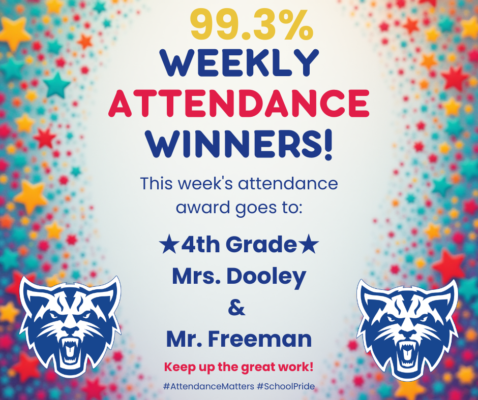 Attendance Winners - 4th Grade